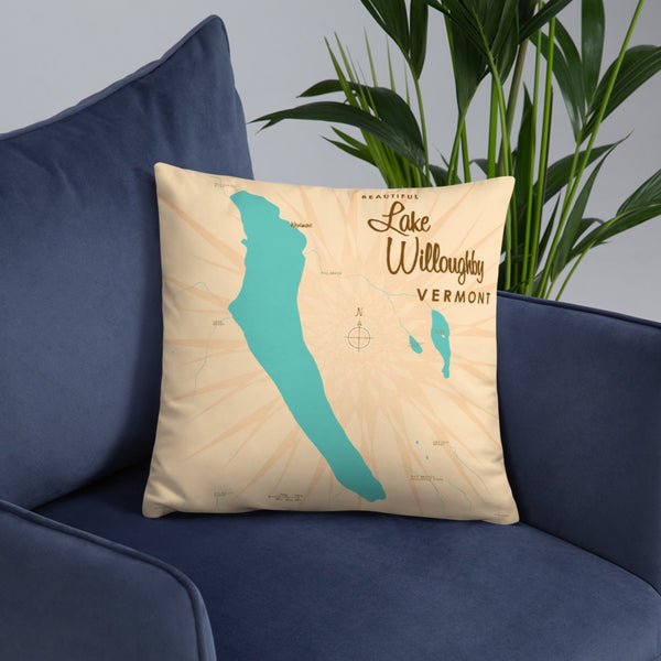 Lake Willoughby Vermont Pillow