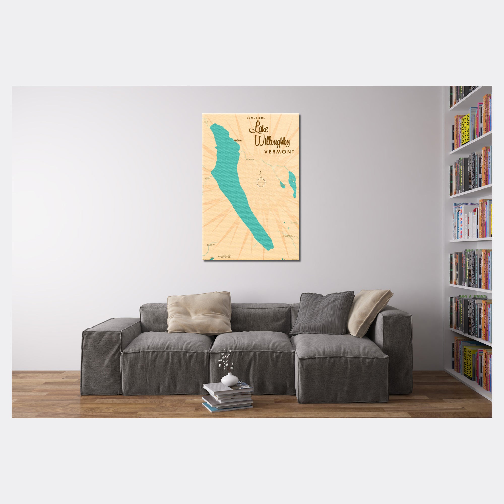 Lake Willoughby Vermont, Canvas Print