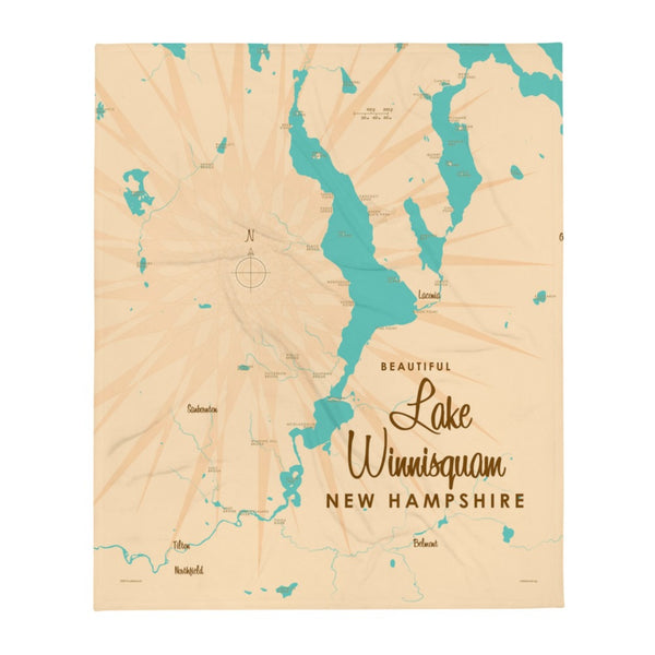 Lake Winnisquam New Hampshire Throw Blanket