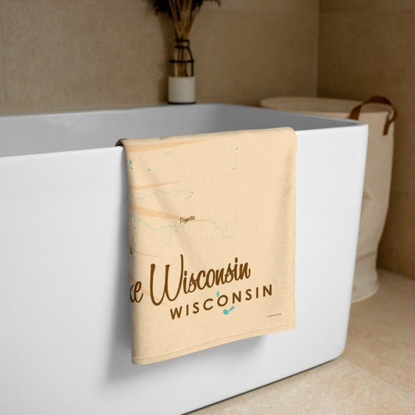 Lake Wisconsin Wisconsin Beach Towel