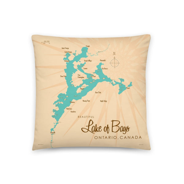 Lake of Bays Ontario Canada Pillow