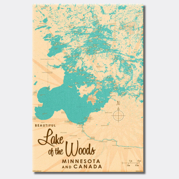Lake of the Woods Minnesota, Canvas Print