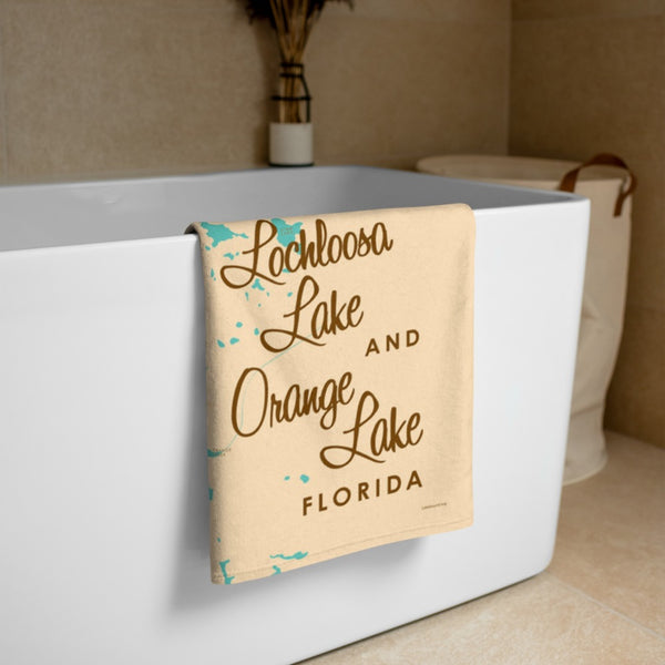 Lochloosa & Orange Lakes Florida Beach Towel