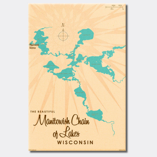 Manitowish Chain of Lakes Wisconsin, Canvas Print