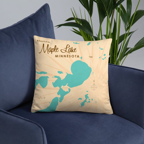 Maple Lake Minnesota Pillow