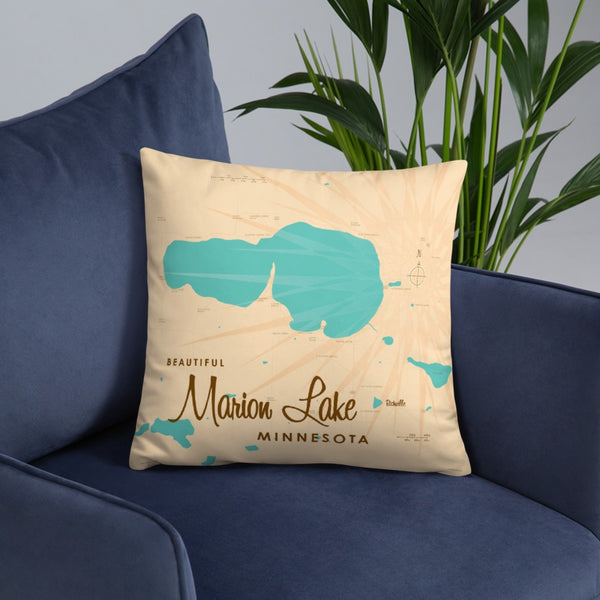 Marion Lake Minnesota Pillow