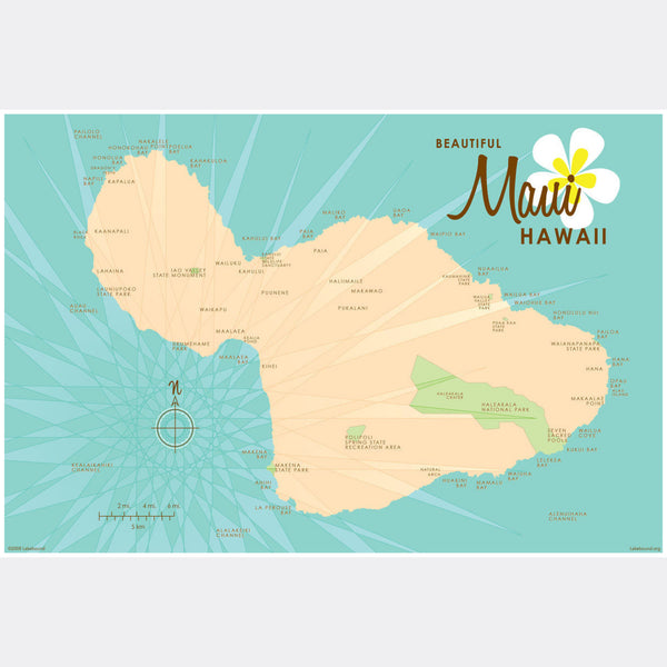 Maui, Paper Print