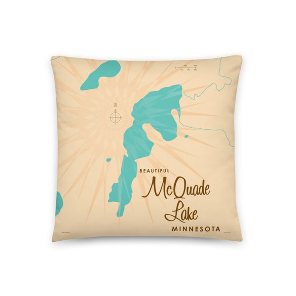 McQuade Lake Minnesota Pillow