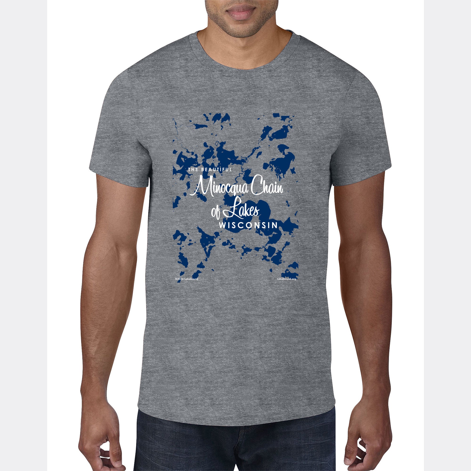 Minocqua Chain of Lakes Wisconsin, T-Shirt