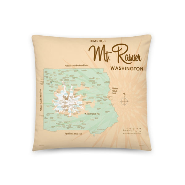 Mt. Rainier Washington Pillow
