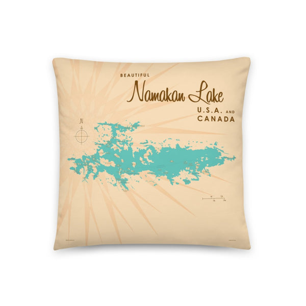 Namakan Lake Minnesota Pillow