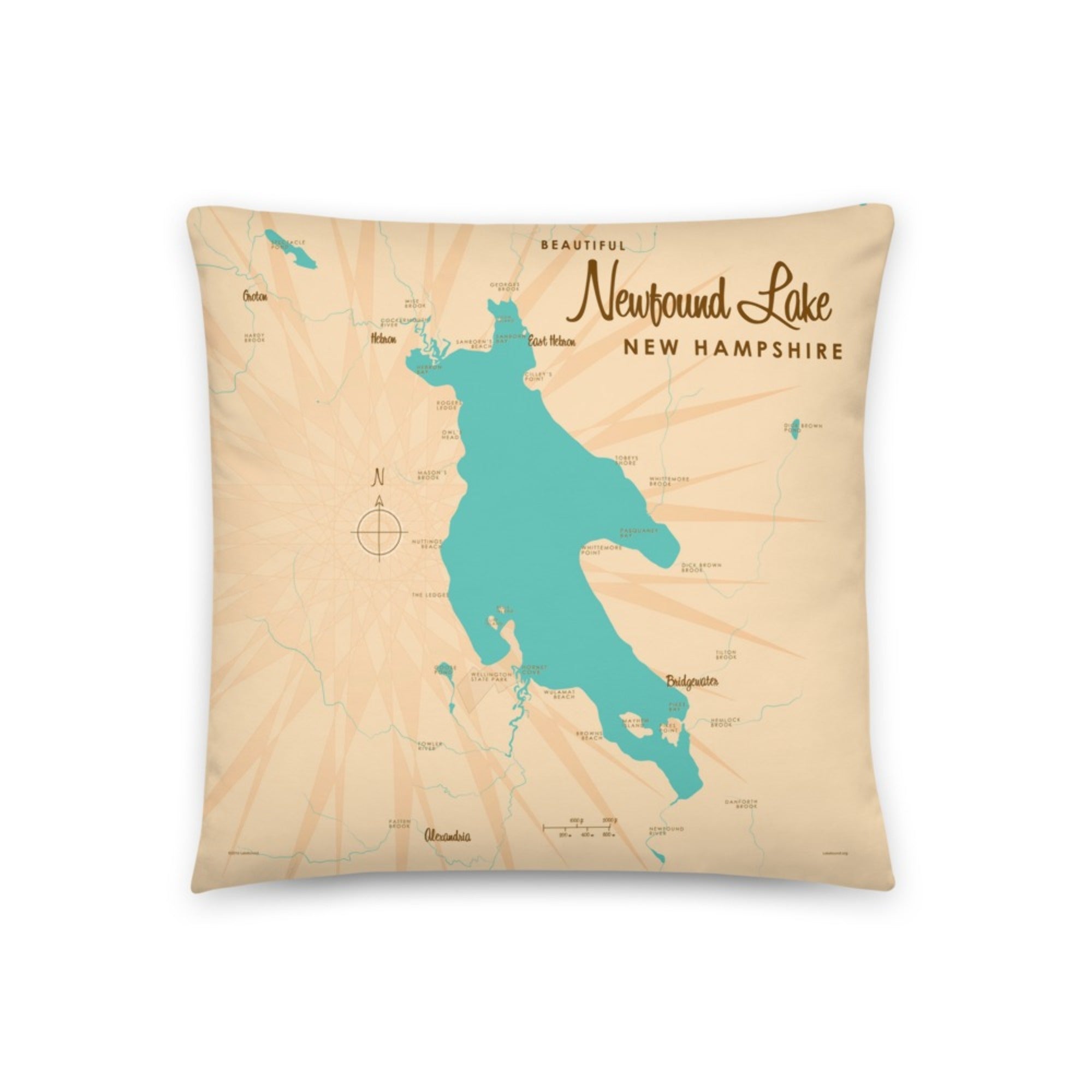 Newfound Lake New Hampshire Pillow