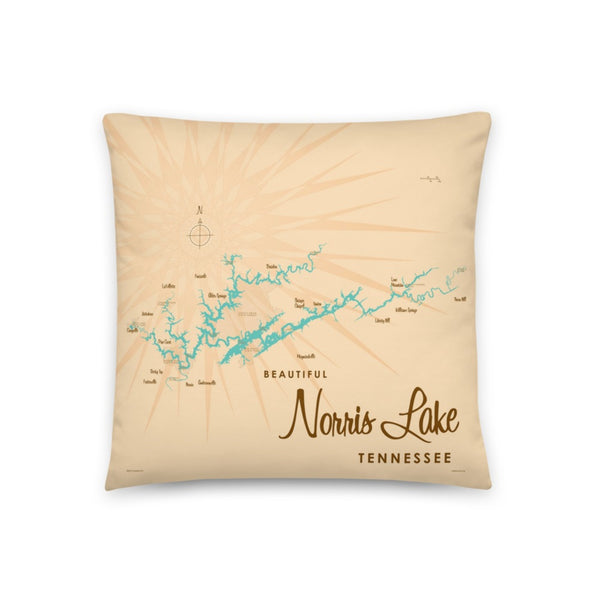 Norris Lake Tennessee Pillow