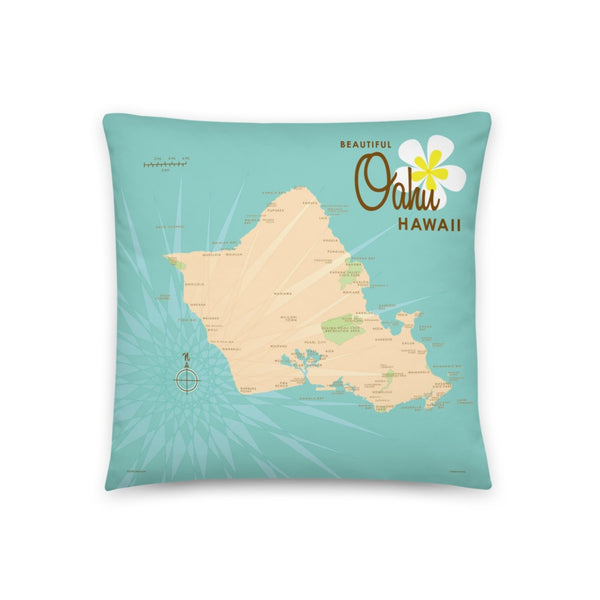 Oahu Hawaii Pillow
