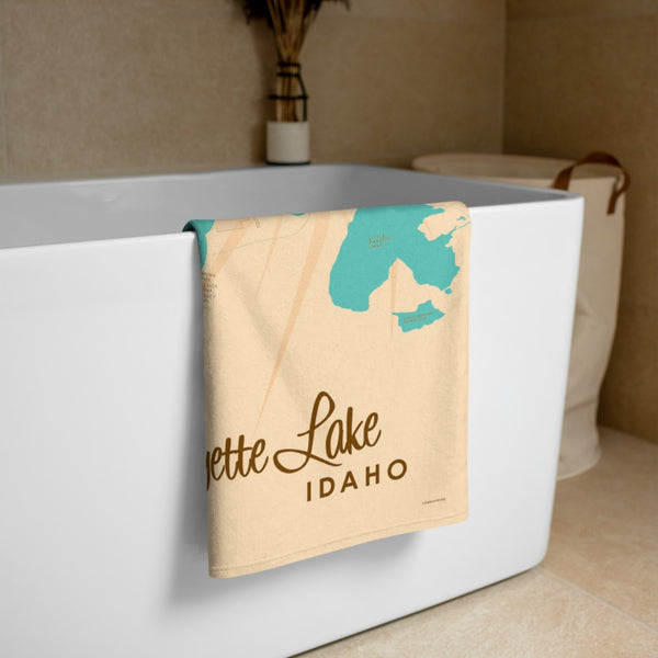 Payette Lake Idaho Beach Towel