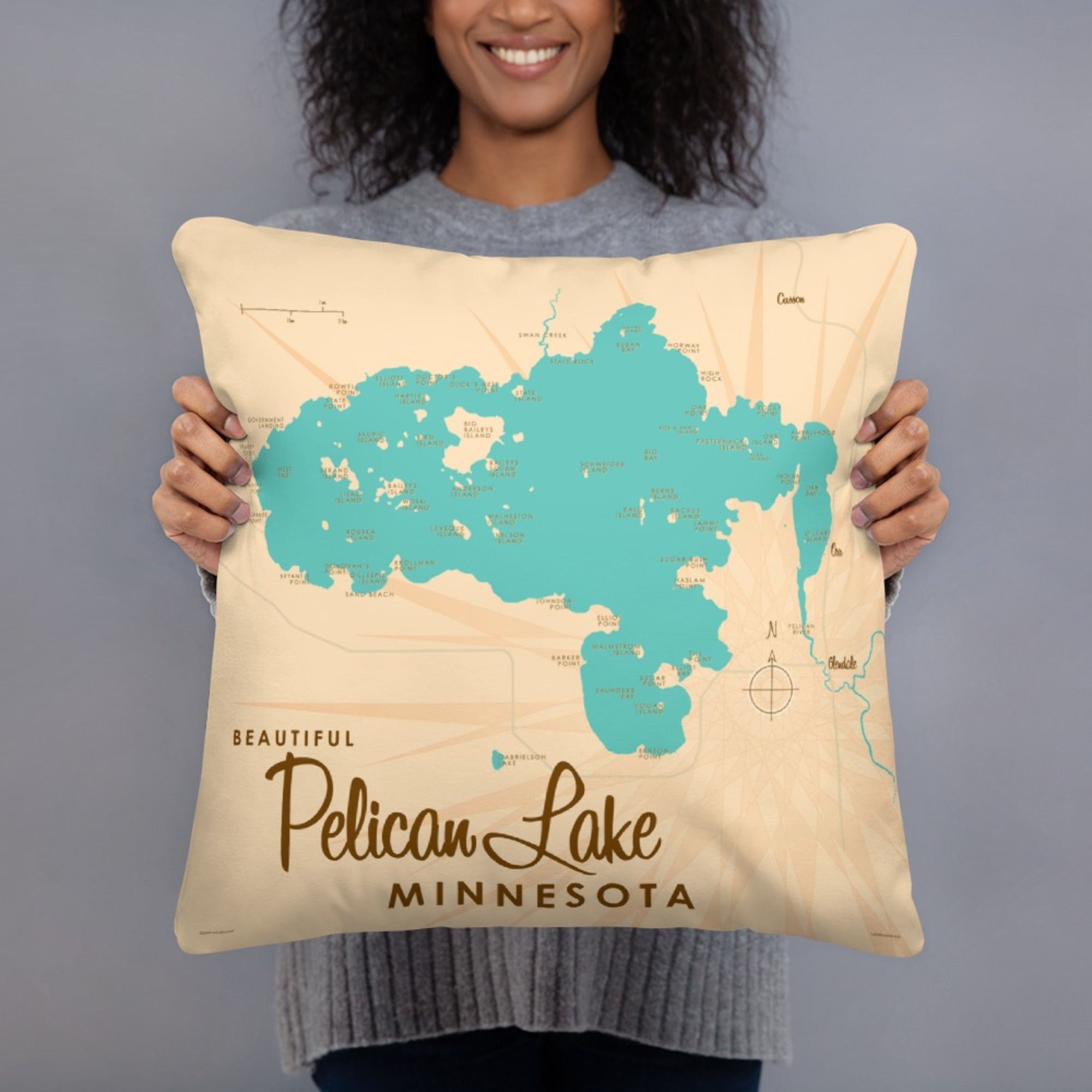 Pelican Lake Minnesota (St. Louis County)  Pillow