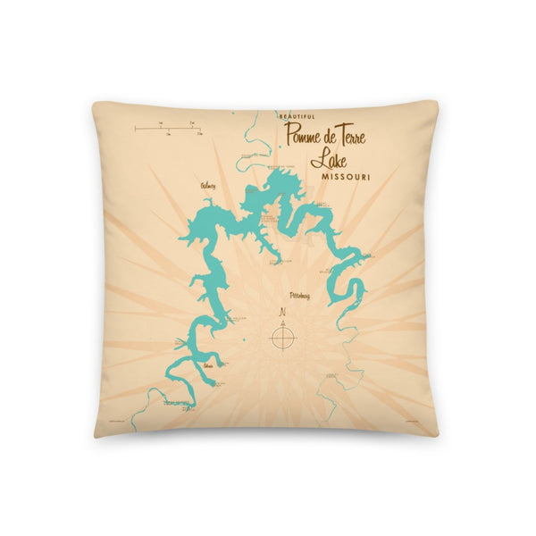 Pomme de Terre Lake Missouri Pillow