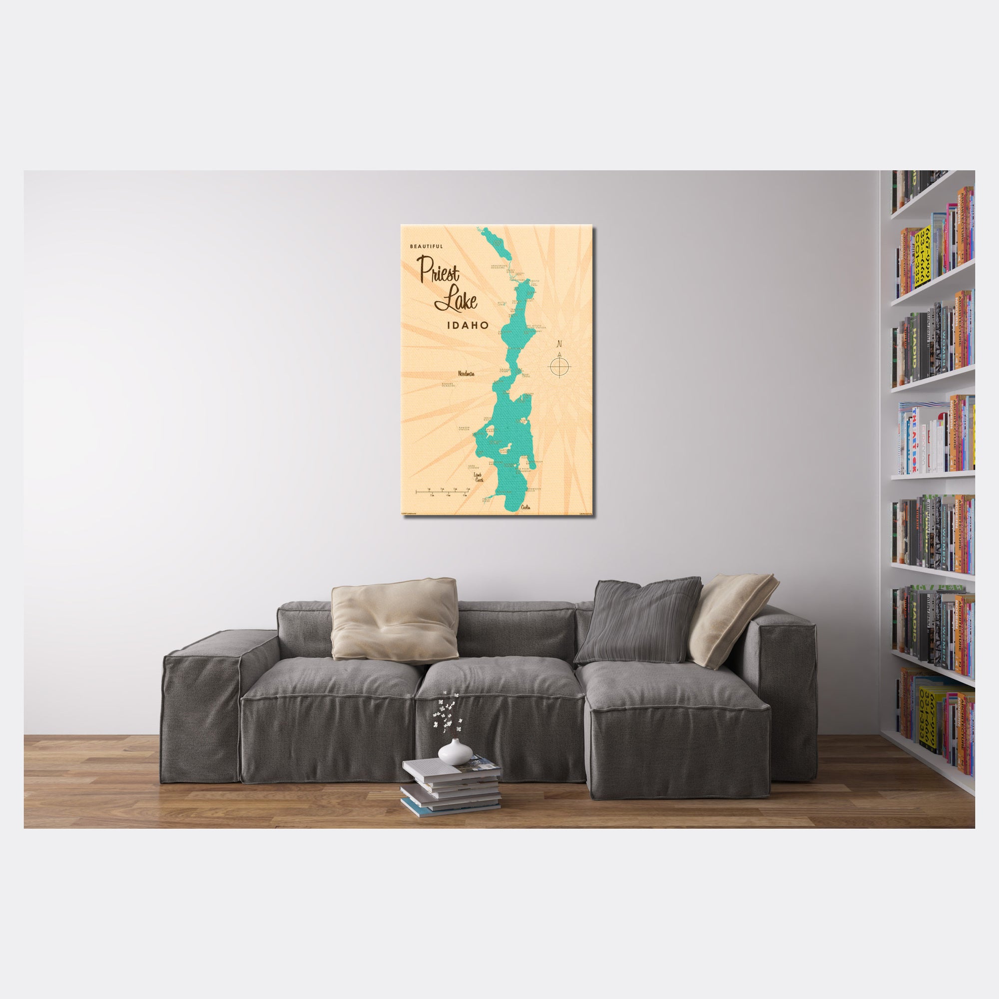 Priest Lake Idaho, Canvas Print