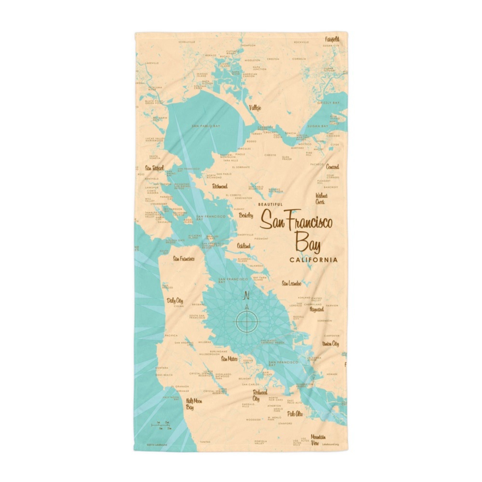 San Francisco Bay California Beach Towel