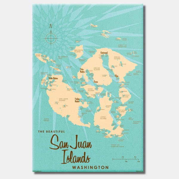 San Juan Islands Washington, Canvas Print