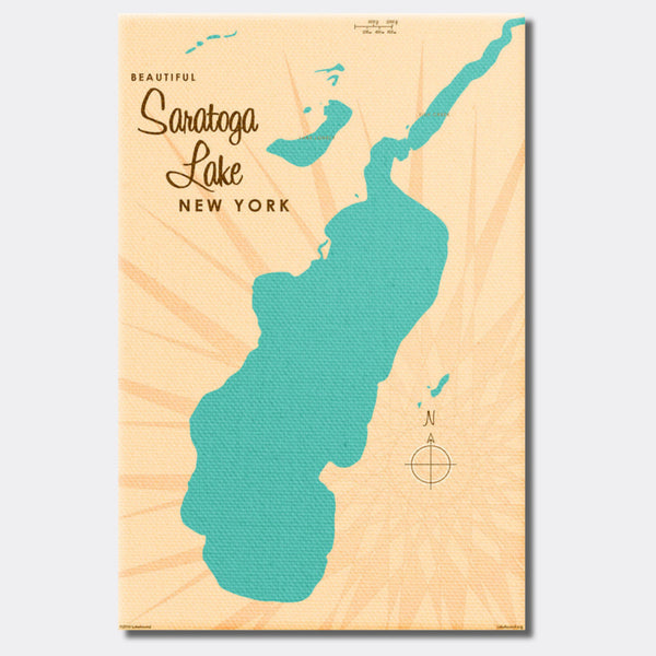 Saratoga Lake New York, Canvas Print