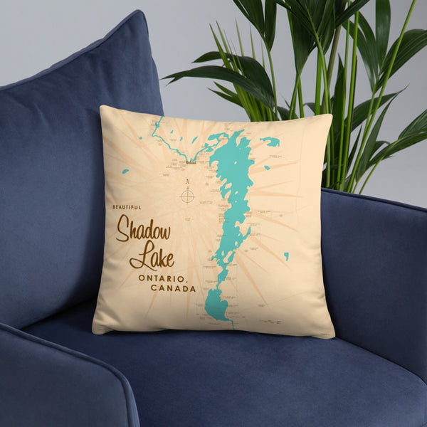 Shadow Lake Ontario Canada Pillow