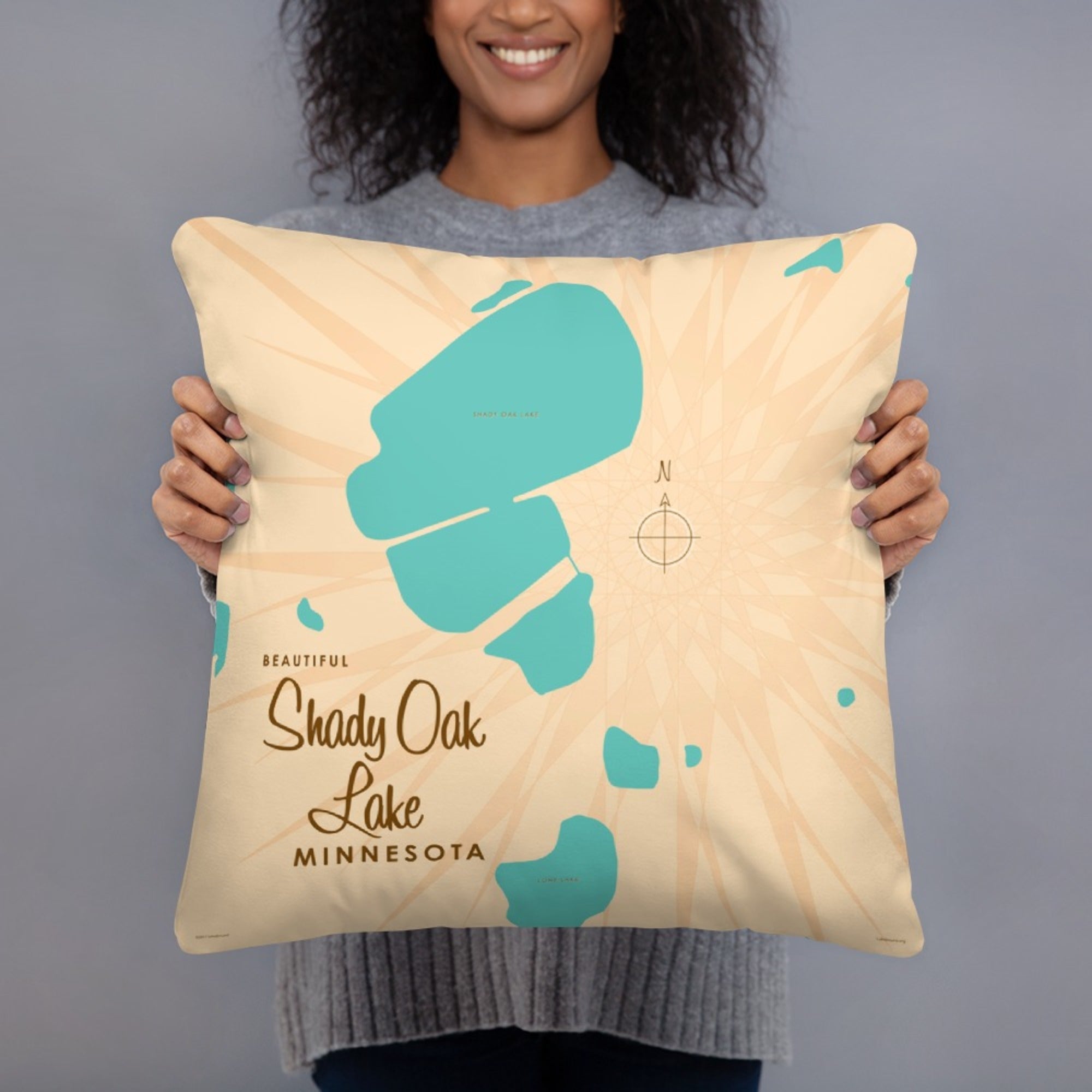Shady Oak Lake Minnesota Pillow