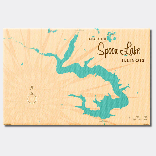 Spoon Lake Illinois, Canvas Print