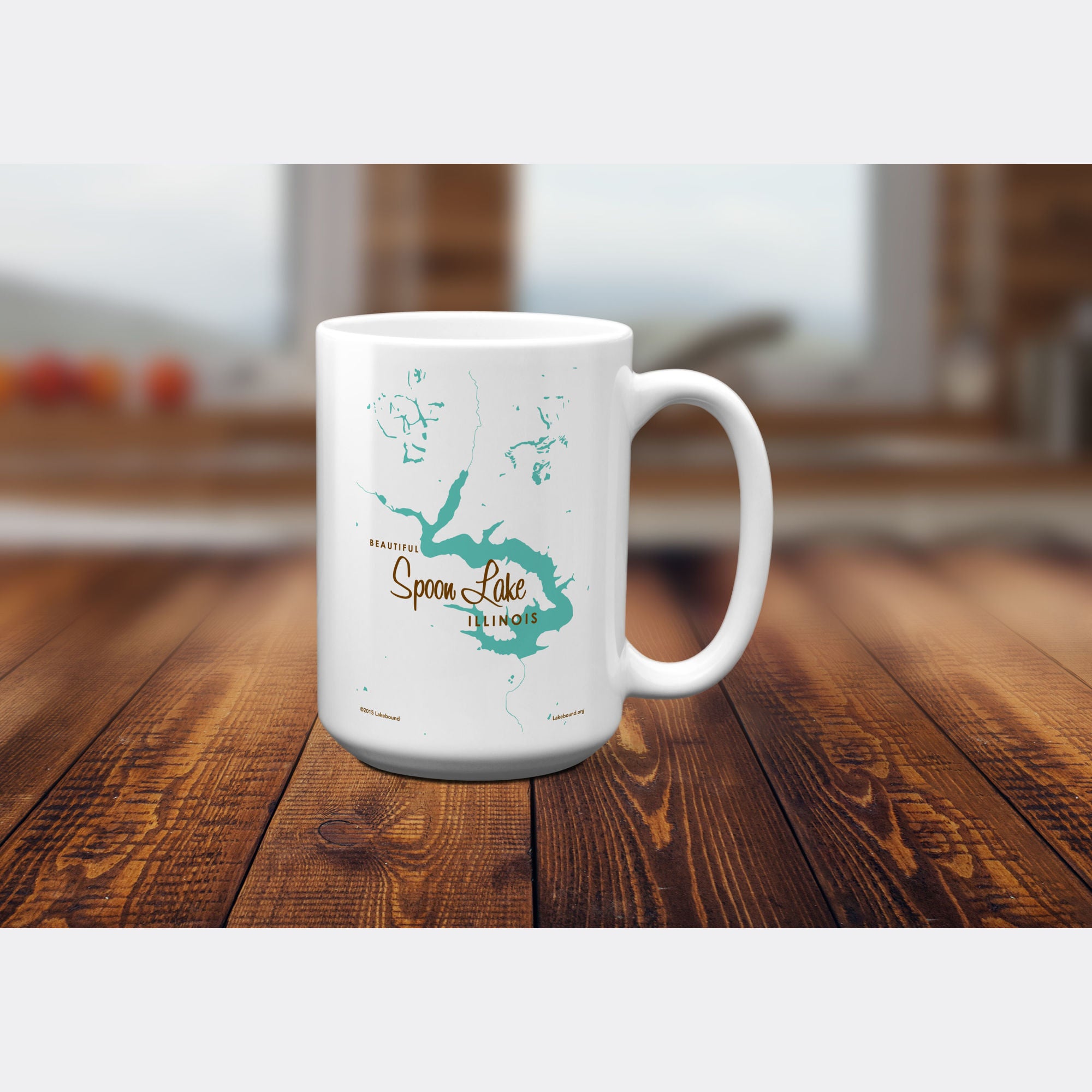 Spoon Lake Illinois, 15oz Mug