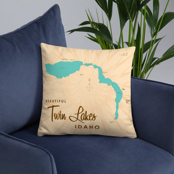 Twin Lakes Idaho Pillow