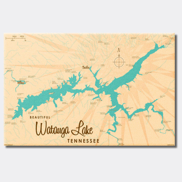 Watauga Lake Tennessee, Canvas Print