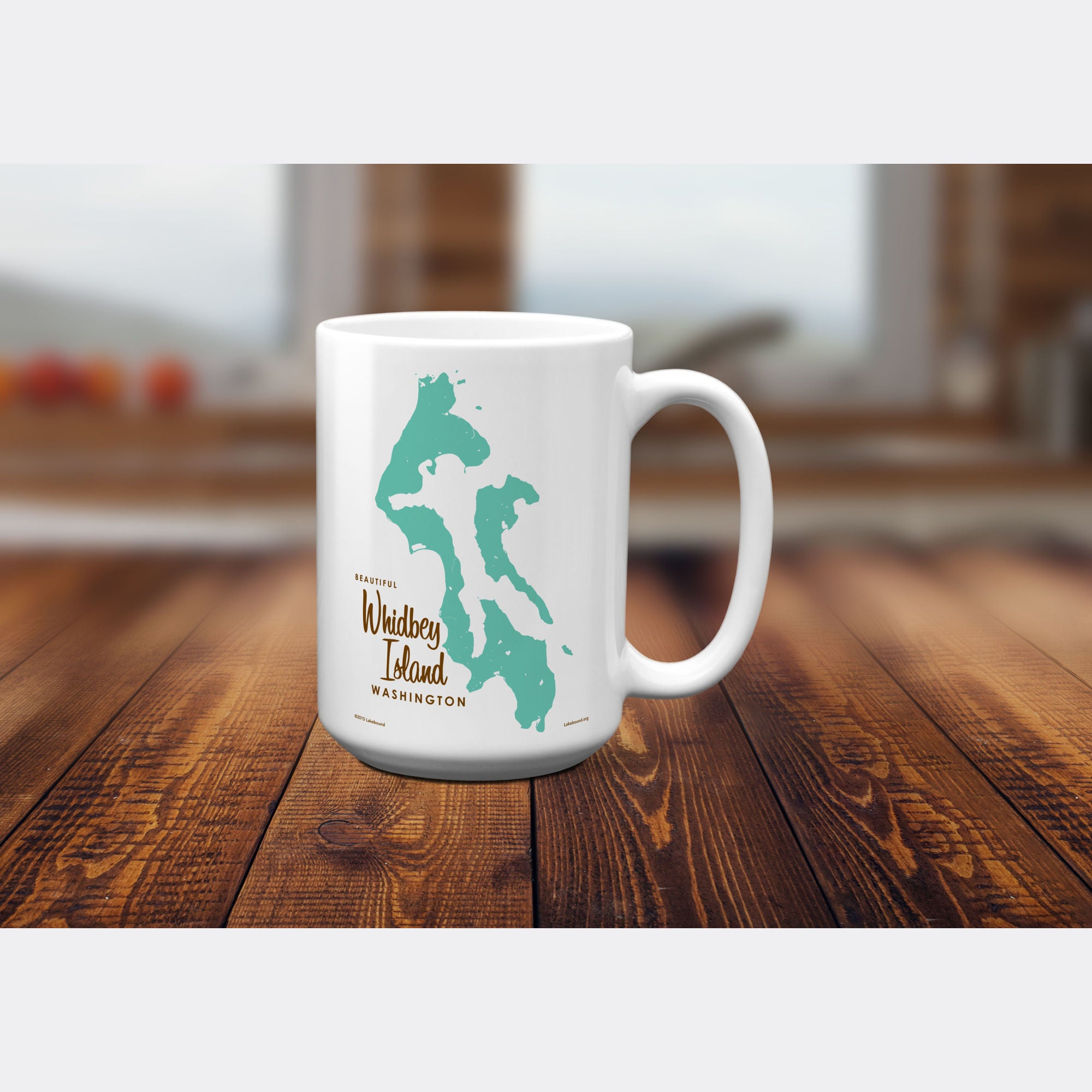 Whidbey Island Washington, 15oz Mug