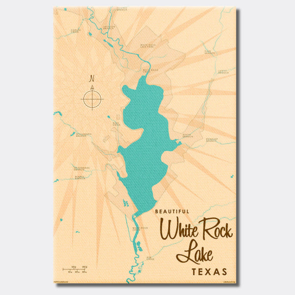 White Rock Lake Texas, Canvas Print