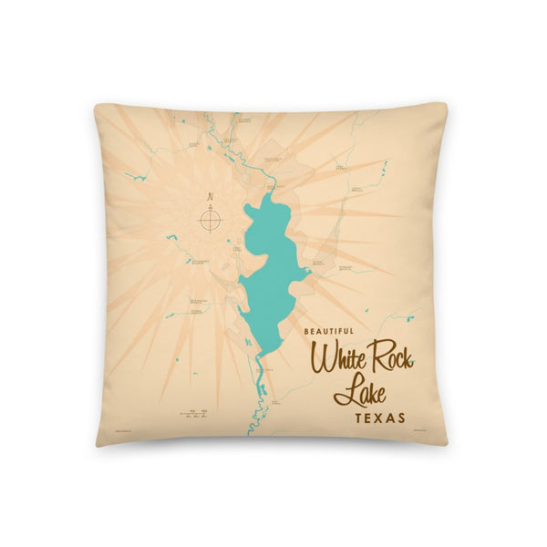 White Rock Lake Texas Pillow