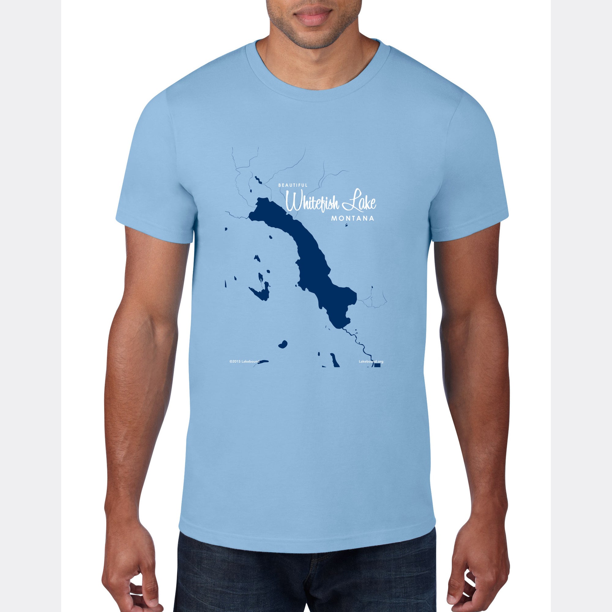Whitefish Lake Montana, T-Shirt