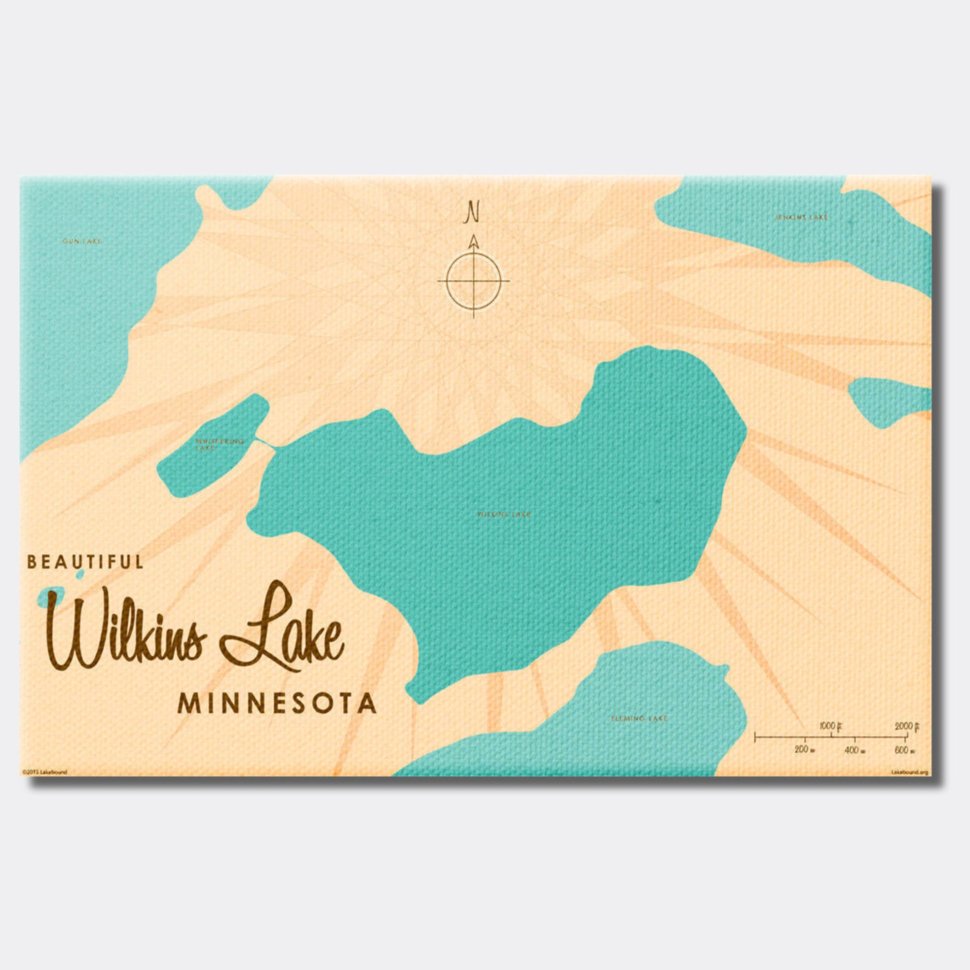 Wilkins Lake Minnesota, Canvas Print