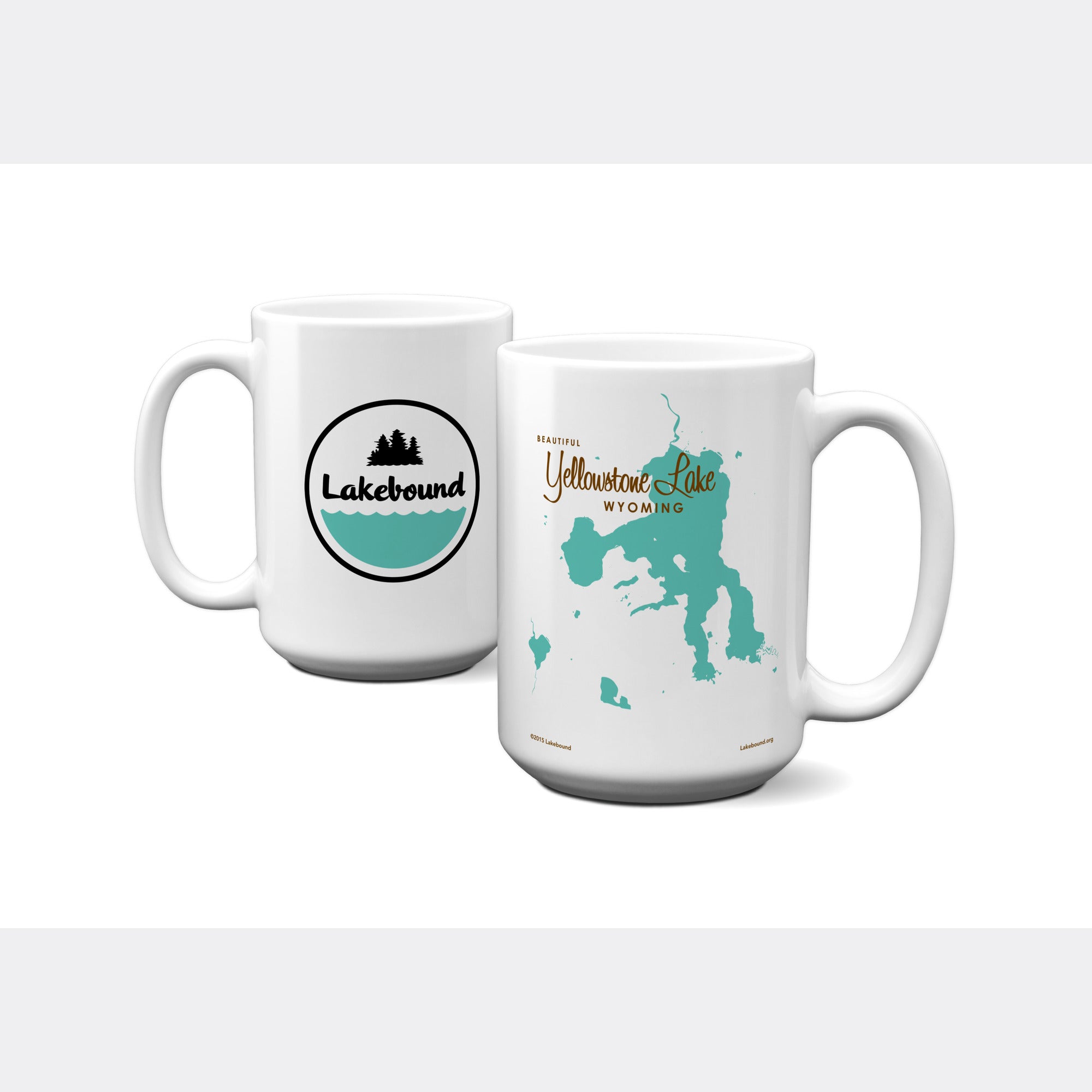 Yellowstone Lake Wyoming, 15oz Mug