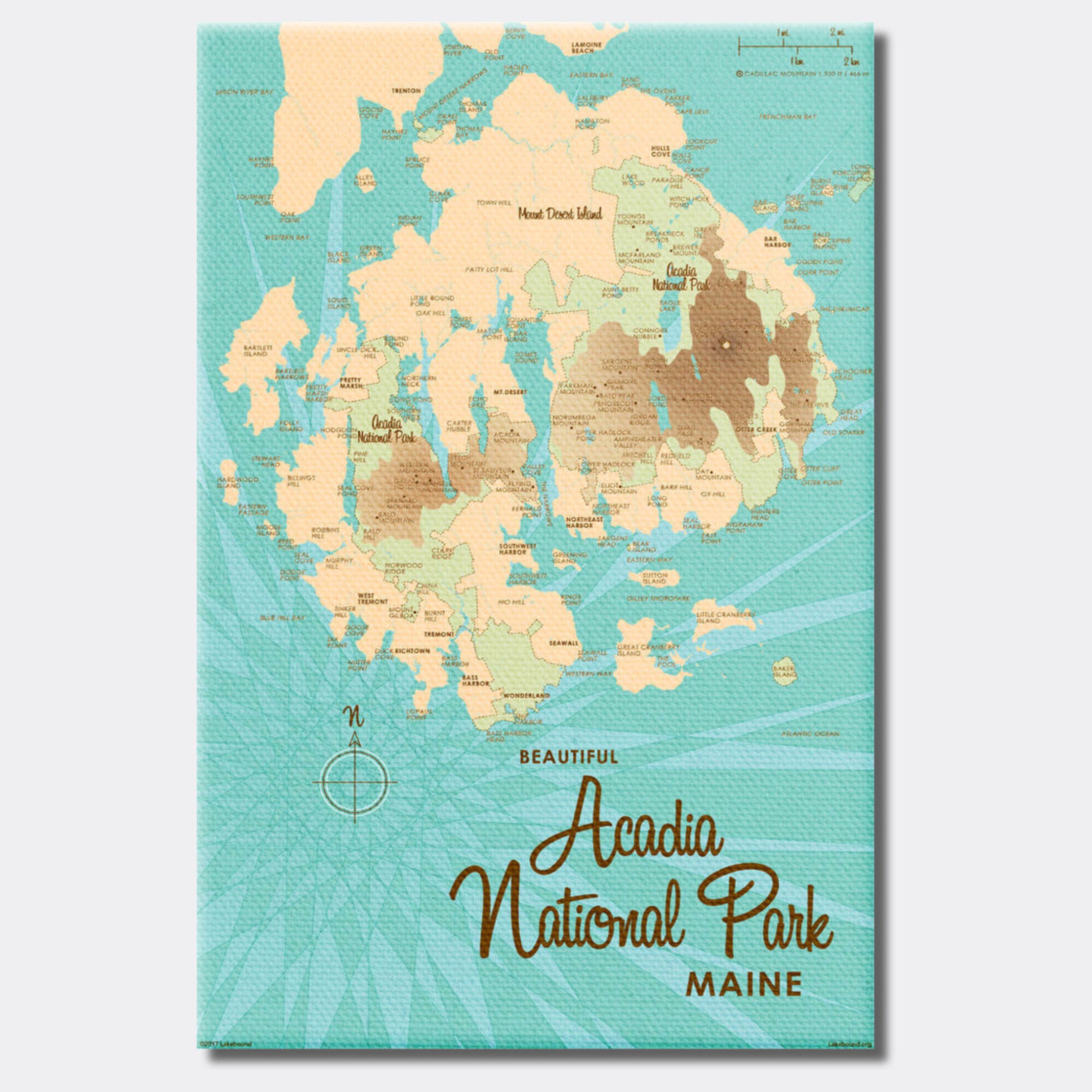 Acadia National Park Maine, Canvas Print