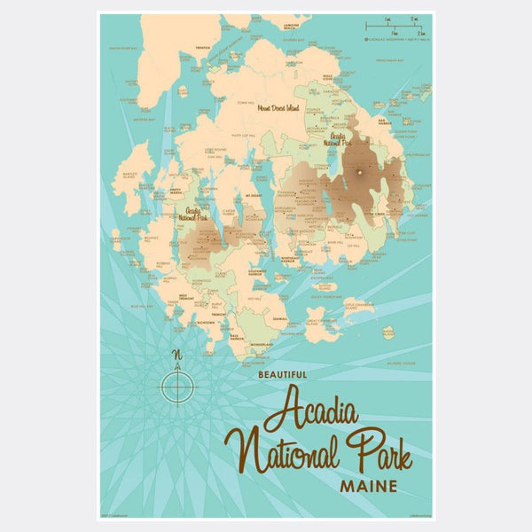 Acadia National Park , Paper Print