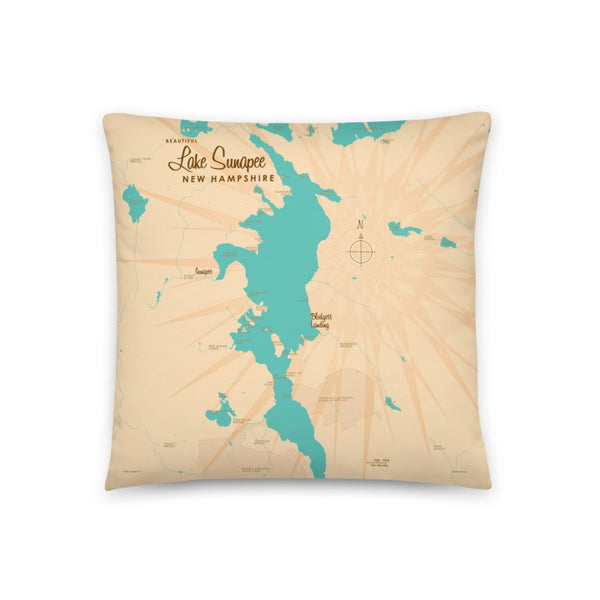 Lake Sunapee New Hampshire Pillow
