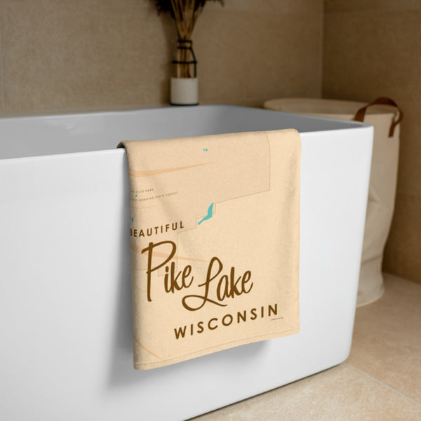 Pike Lake Wisconsin Beach Towel