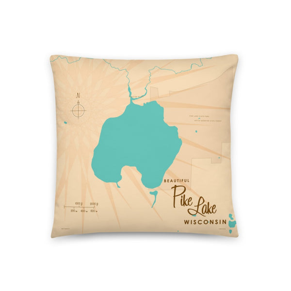 Pike Lake Wisconsin Pillow