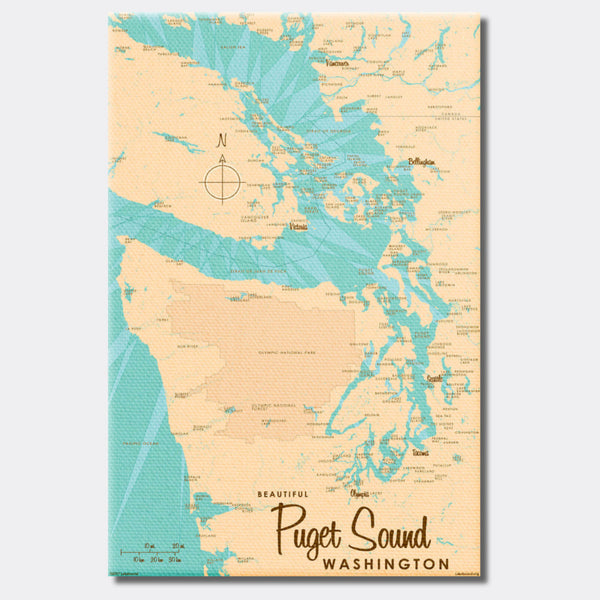 Puget Sound Washington, Canvas Print