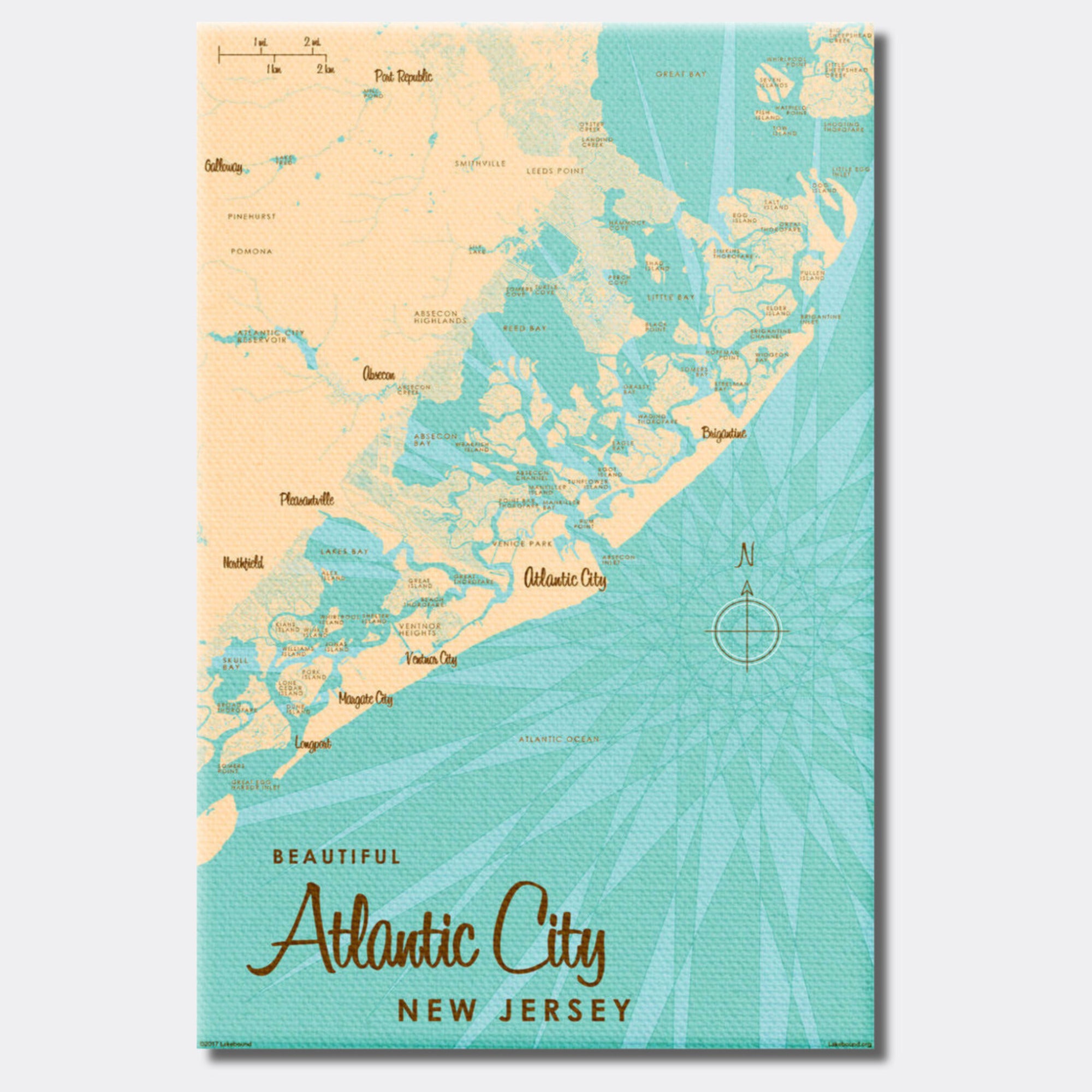 Atlantic City New Jersey, Canvas Print