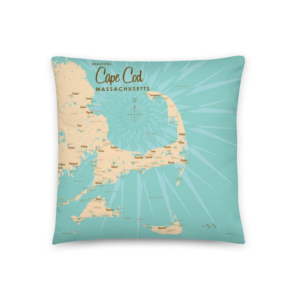 Cape Cod Massachusetts Pillow