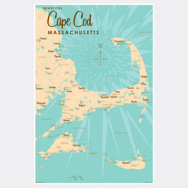 Cape Cod Massachusetts, Paper Print
