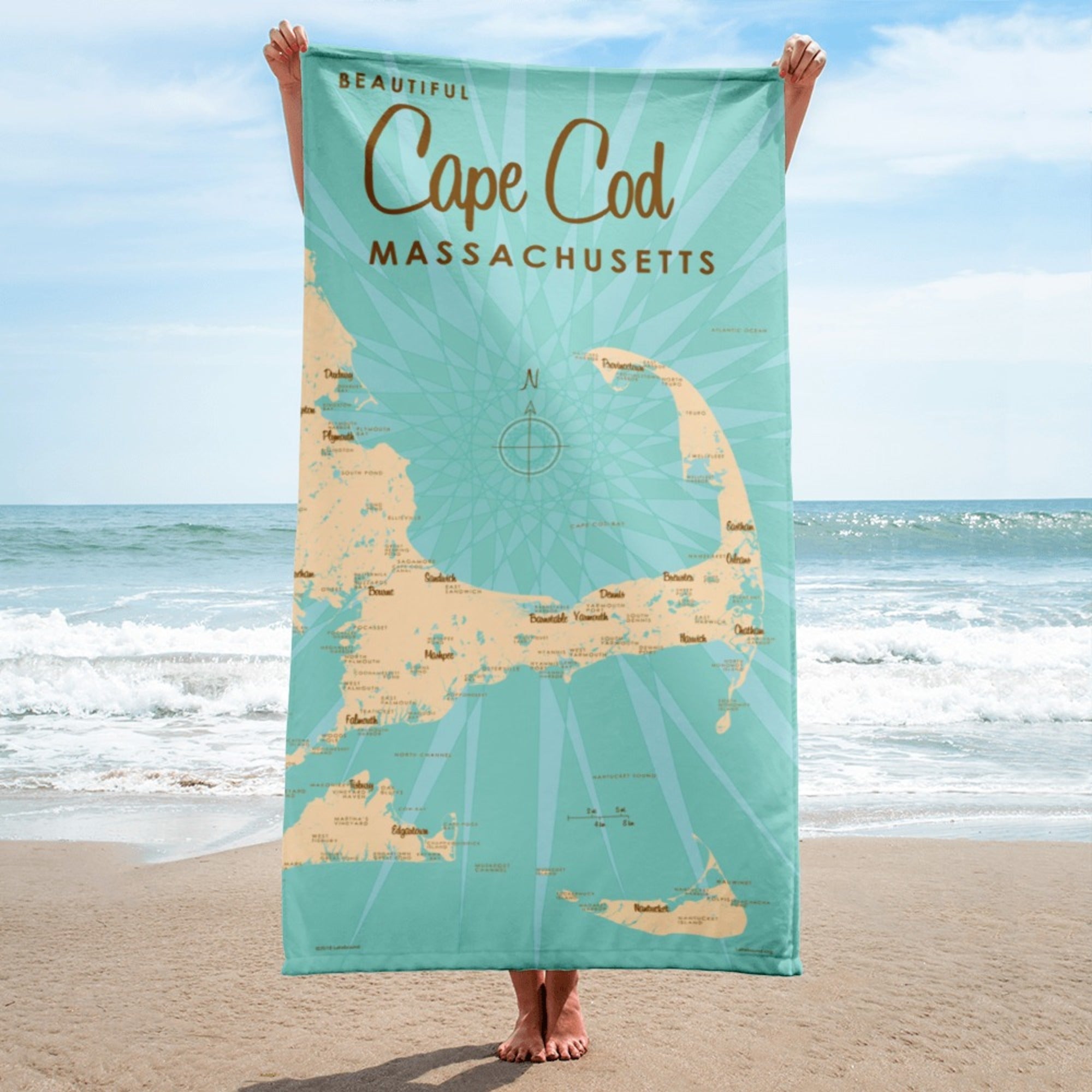 Cape Cod Massachusetts Beach Towel