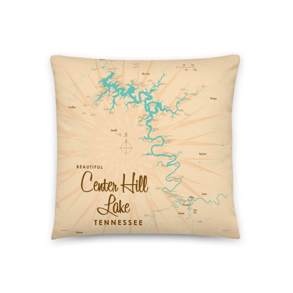 Center Hill Lake Tennessee Pillow