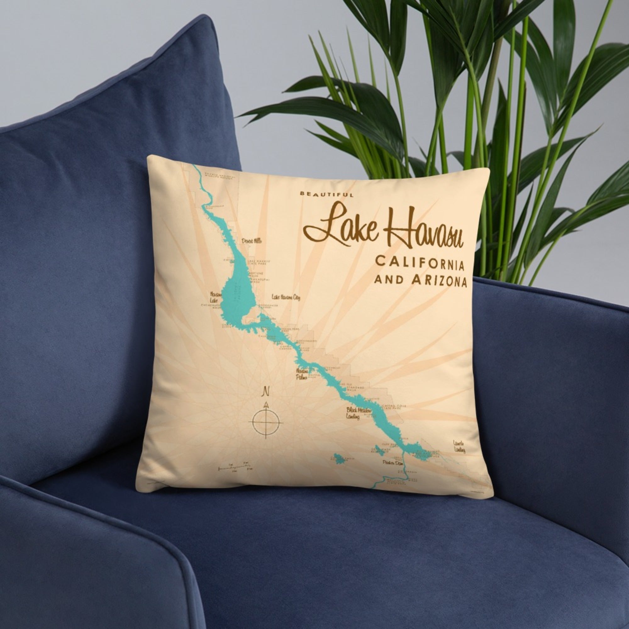 Lake Havasu California Arizona Pillow