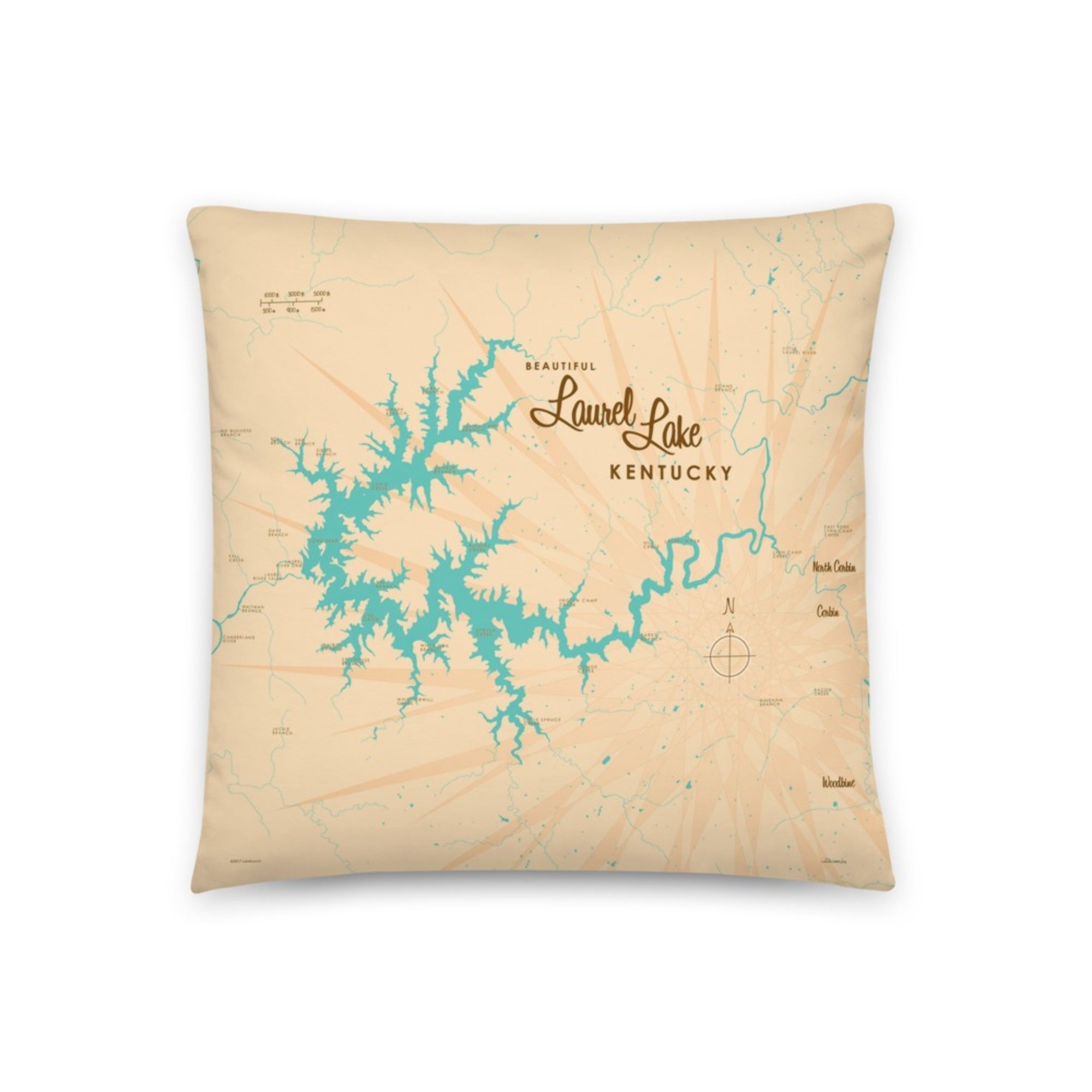 Laurel Lake Kentucky Pillow